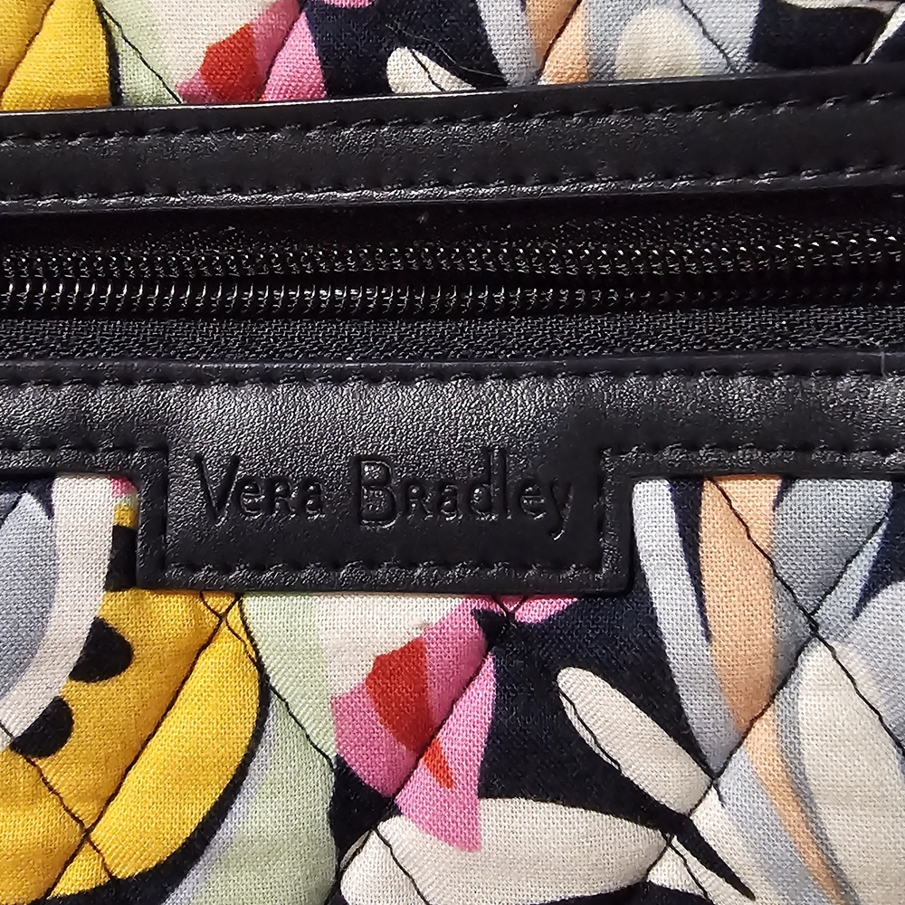 Vera Bradley Black and Yellow Cosmetic Bags